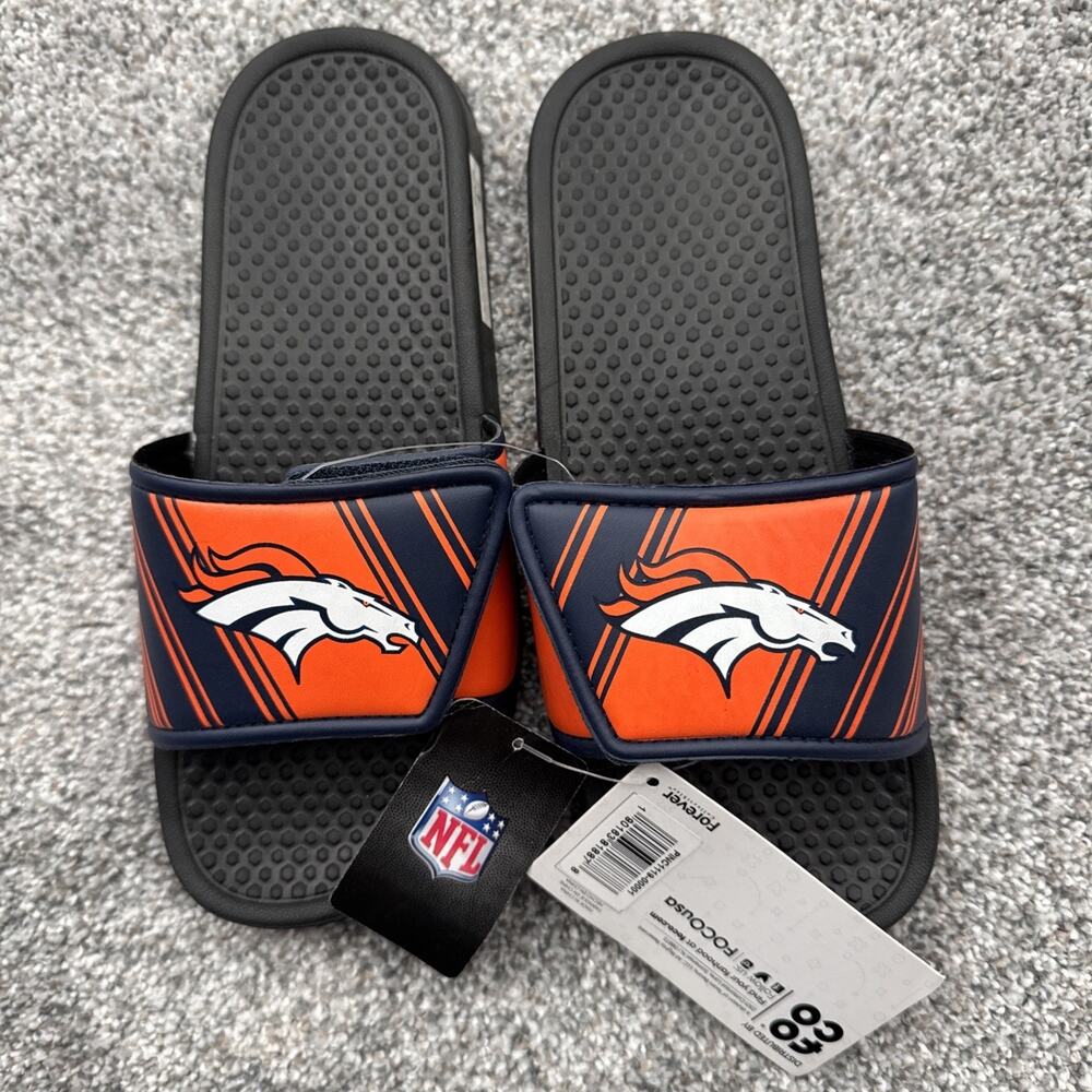 NFL Denver Broncos Slides Youth Large Athletic Streetwear Sports USA Football